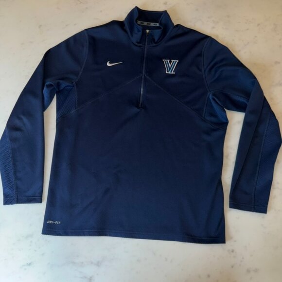 Nike Dri-Fit Villanova Men's Quarter Zip Large - Picture 2 of 13